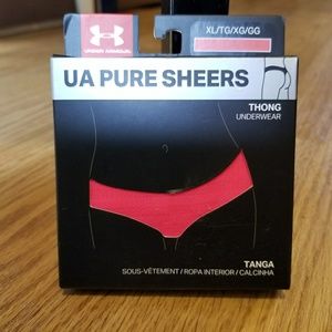 Under armour woman thong size xl